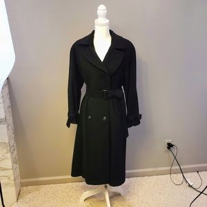 Albert Nipon Neiman Marcus Black Coat S